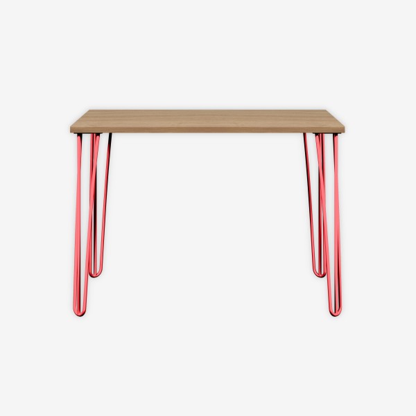 Bisley Home MultiDesk 018670 natürliche Eiche/kardinalrot