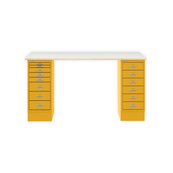 Bisley Home MultiDesk PW642 plywood/sunflower