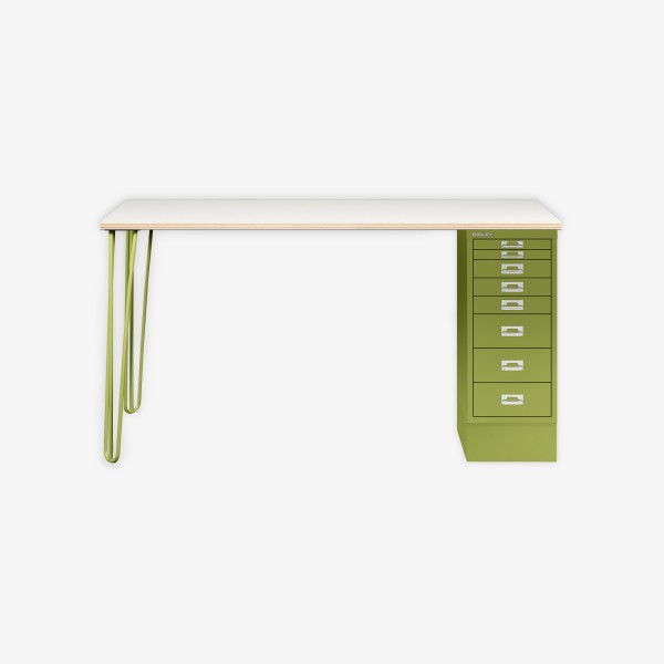 Bisley Home MultiDesk PW604 plywood/grün