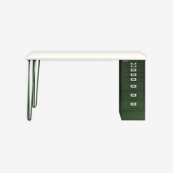 Bisley Home MultiDesk 005623 weiß/olivgrün