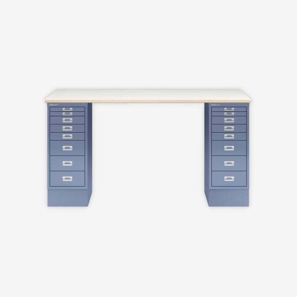 Bisley Home MultiDesk PW605 plywood/blau
