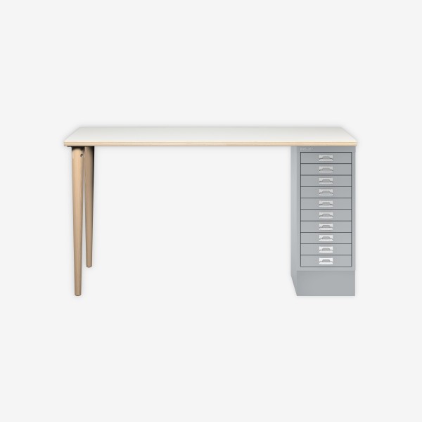 Bisley Home MultiDesk PW355 plywood/silber