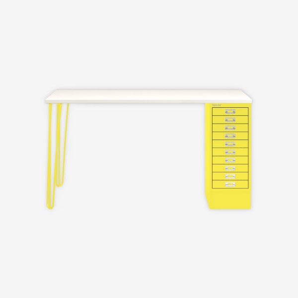 Bisley Home MultiDesk 005641 weiß/zinkgelb