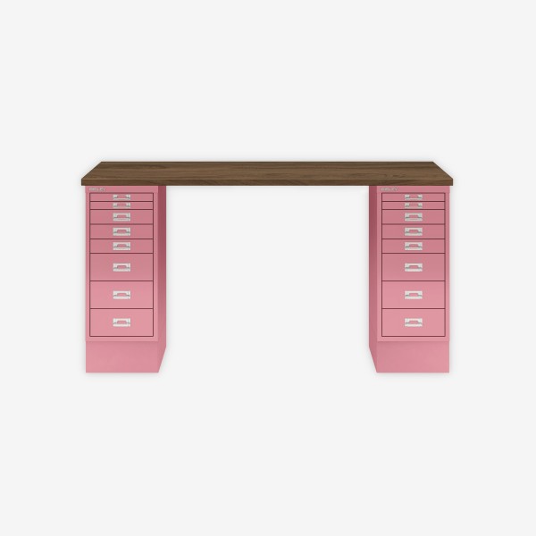 Bisley Home MultiDesk NW601 nussbaum/pink