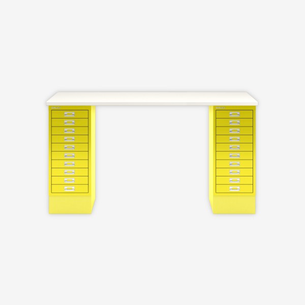 Bisley Home MultiDesk 005641 weiß/zinkgelb