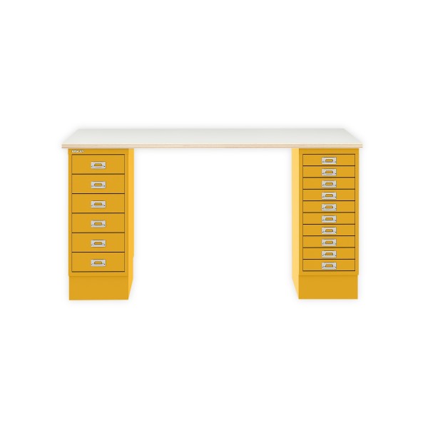 Bisley Home MultiDesk PW642 plywood/sunflower
