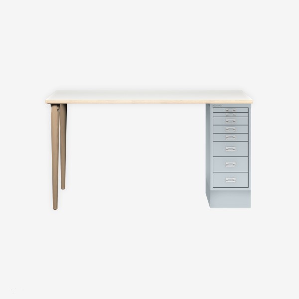 Bisley Home MultiDesk PW645 plywood/lichtgrau