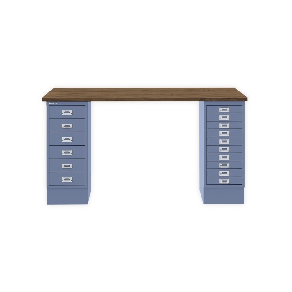 Bisley Home MultiDesk NW605 nussbaum/blau