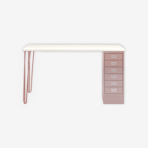 Bisley Home MultiDesk 005620 weiß/pastellpink