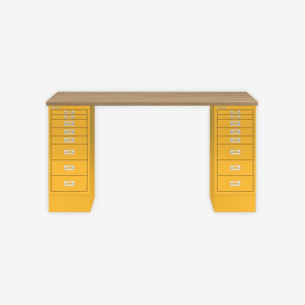 Bisley Home MultiDesk 018642 natürliche Eiche/sunflower