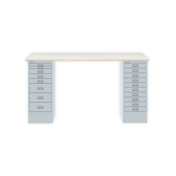 Bisley Home MultiDesk PW645 plywood/lichtgrau