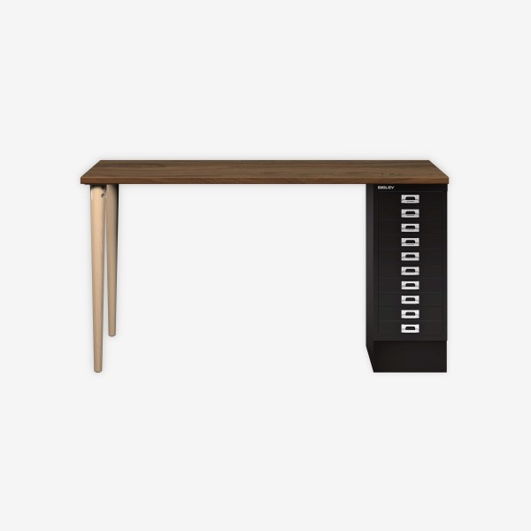 Bisley Home MultiDesk NW633 nussbaum/schwarz
