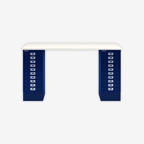 Bisley Home MultiDesk 005639 weiß/oxfordblau