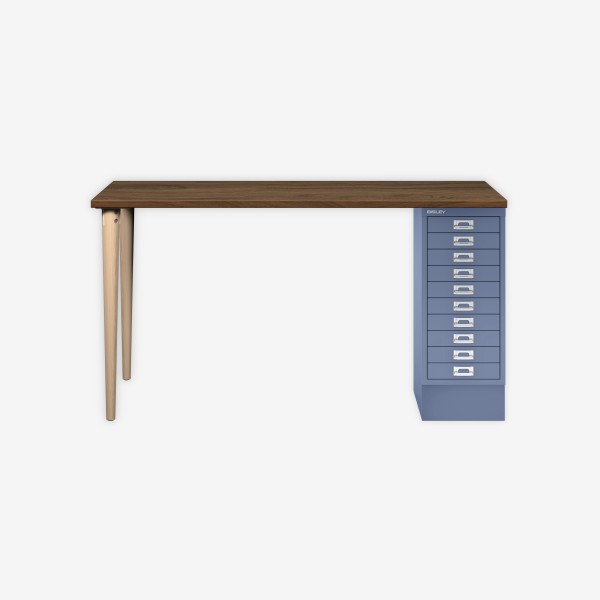 Bisley Home MultiDesk NW605 nussbaum/blau