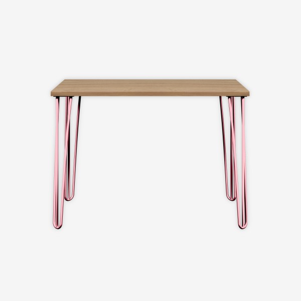 Bisley Home MultiDesk 018601 natürliche Eiche/pink