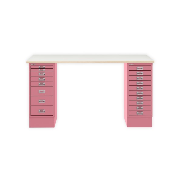 Bisley Home MultiDesk PW601 plywood/pink