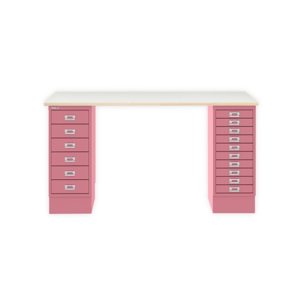 Bisley Home MultiDesk PW601 plywood/pink
