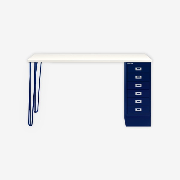 Bisley Home MultiDesk 005639 weiß/oxfordblau