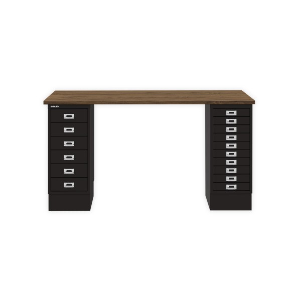 Bisley Home MultiDesk NW633 nussbaum/schwarz