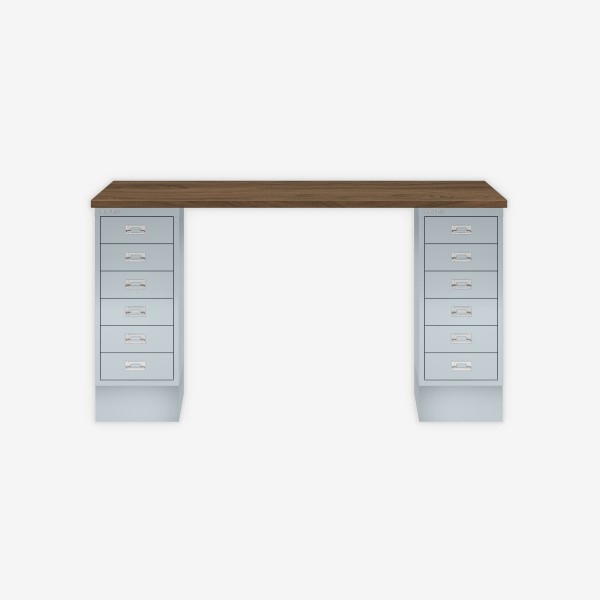 Bisley Home MultiDesk NW645 nussbaum/lichtgrau