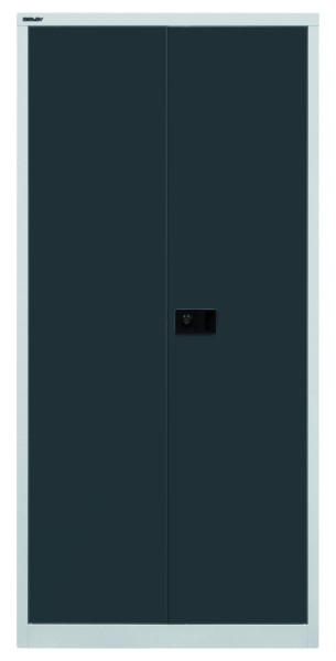Bisley Flügeltürenschrank UNIVERSAL 525 Korpus lichtgrau, Fronten anthrazitgrau